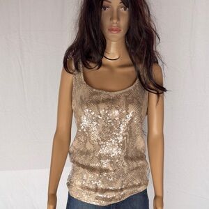 Old Navy Snake Sequin Tank Top